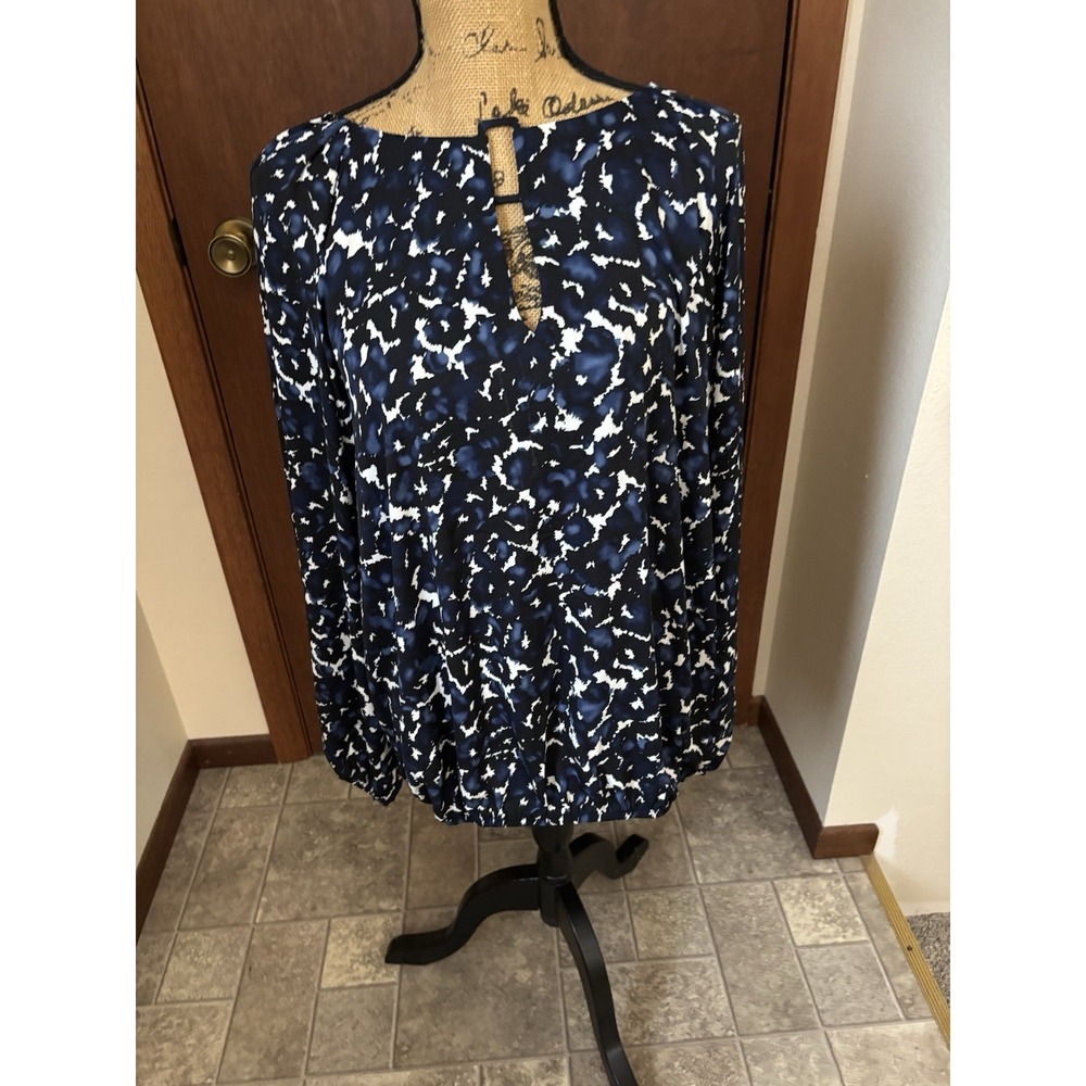 West K Dream Buckle Keyhole Blouse